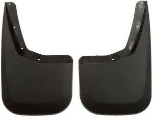 Chevrolet Silverado Mud Guards - Rear - Husky Liners - Custom-Molded, FormFit Design + Husky Shield - Paintable Matte - `07-`12